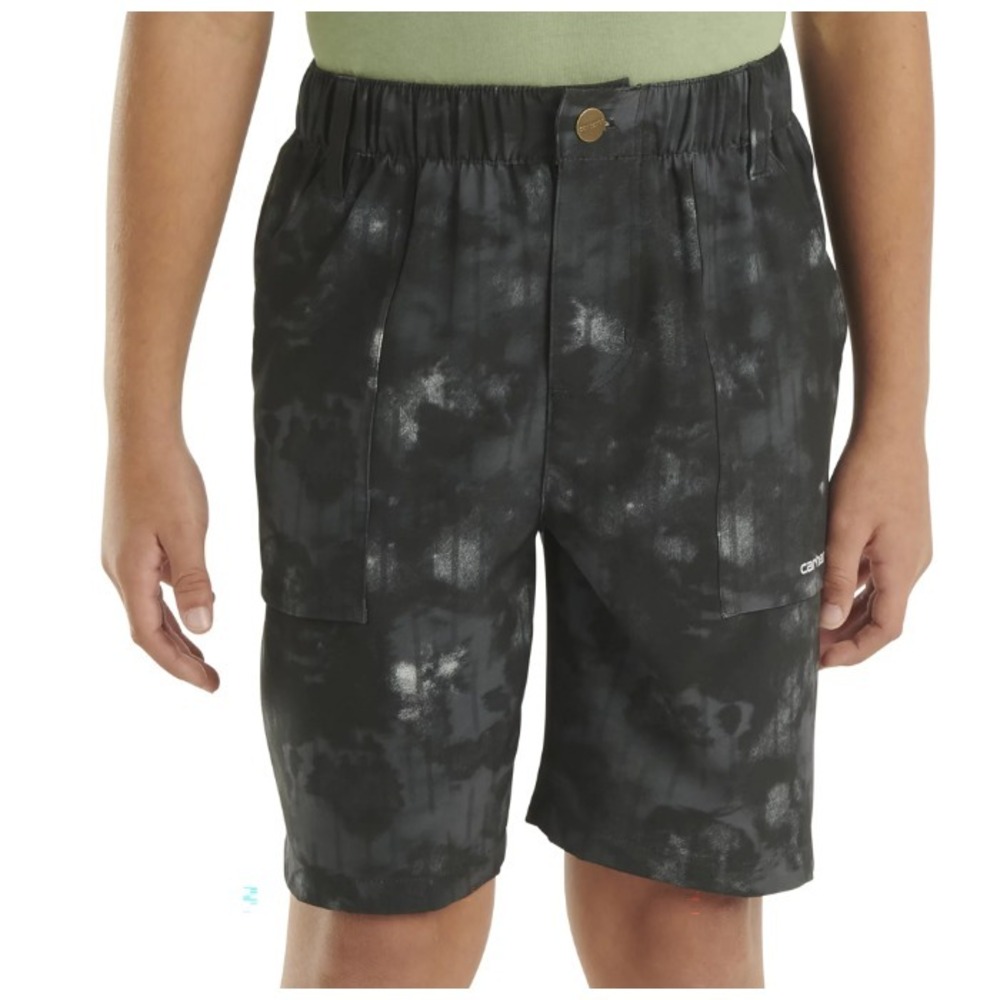 Carhartt Boys Size L - Elastic Waistband Lightweight LWD Shorts